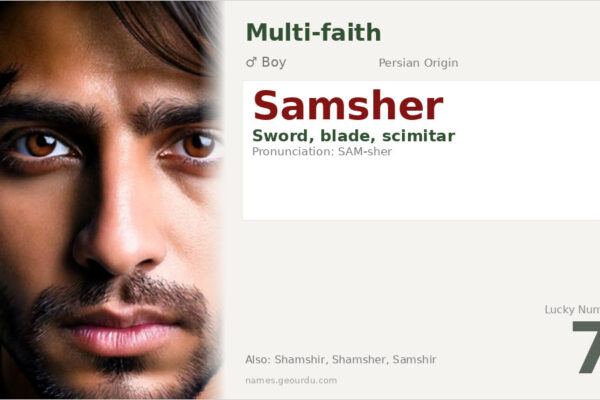 Samsher Name Meaning — Origin, Gender & Details (2025)