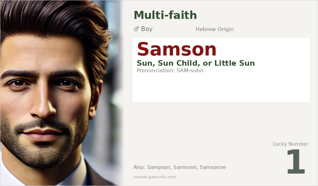 Samson Name Meaning and Details