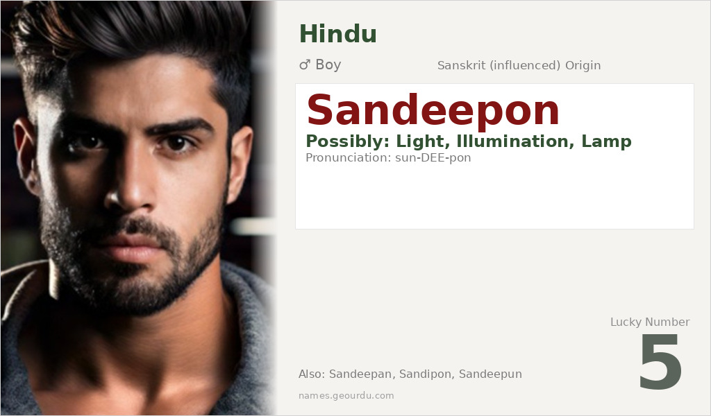 Sandeepon Name Meaning and Details