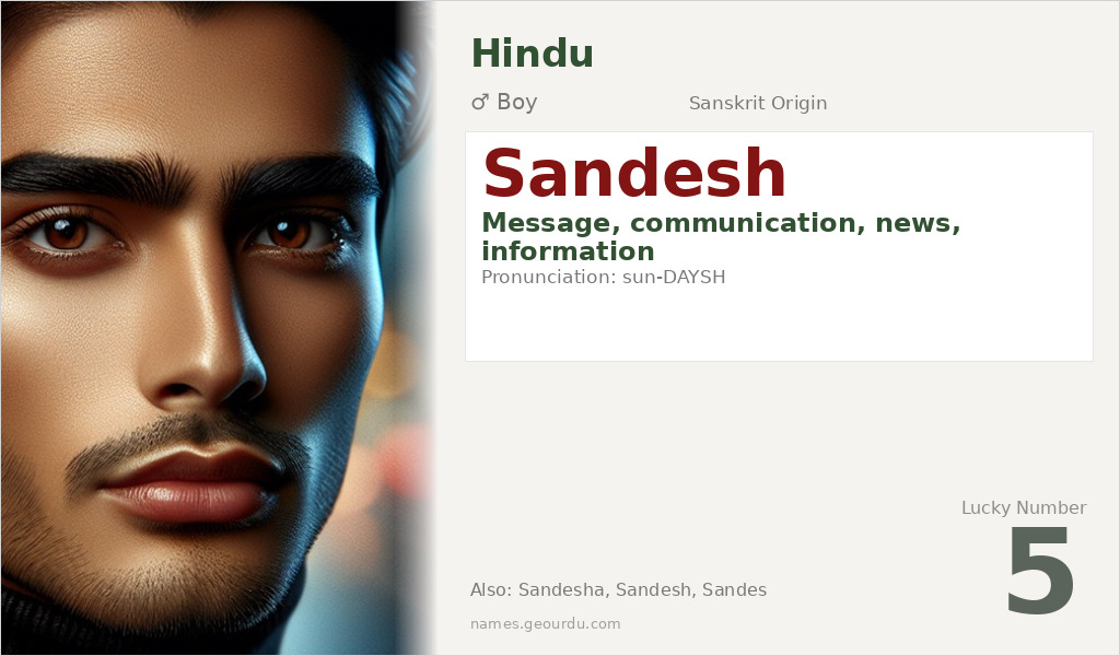 Sandesh Name Meaning and Details