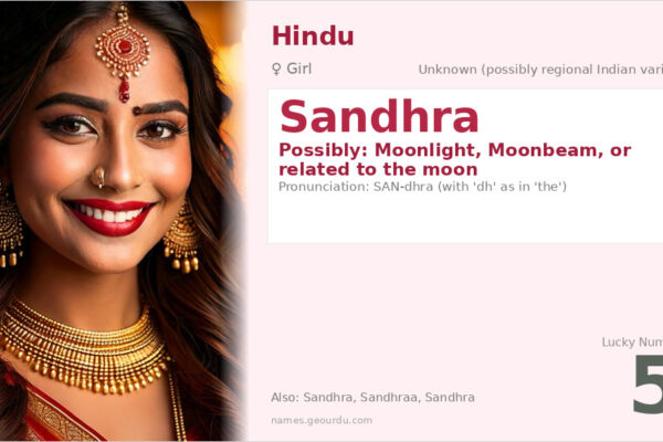 Sandhra Name Meaning — Origin, Gender & Details (2025)