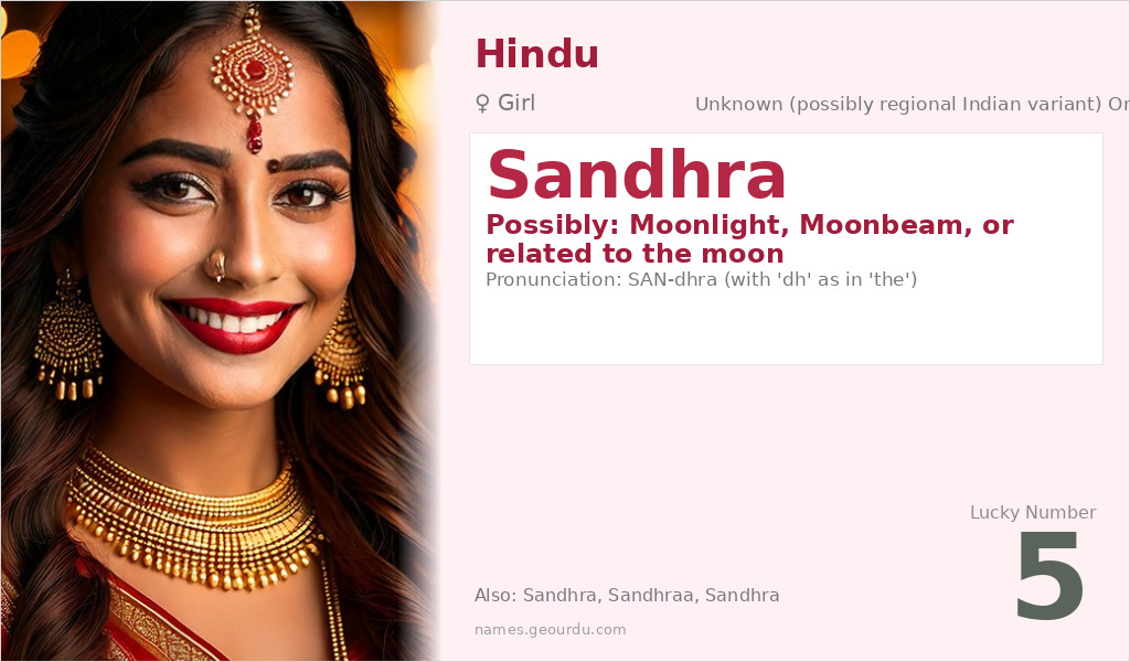 Sandhra Name Meaning and Details