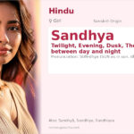 Sandhya Name Meaning and Details
