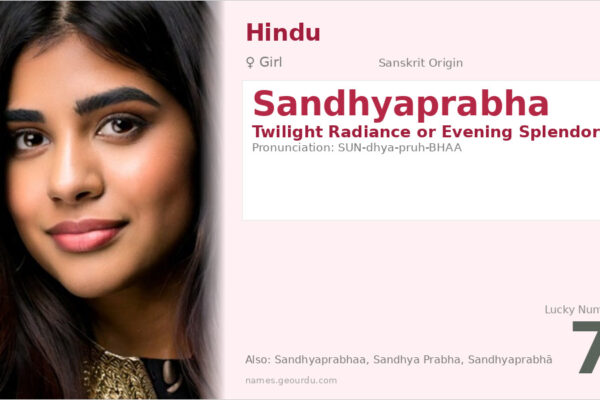 Sandhyaprabha Meaning — Sanskrit Origin, Girl Name & Details (2025)