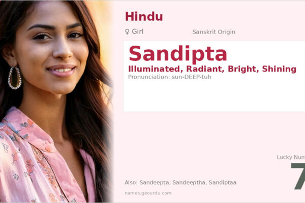 Sandipta Name Meaning — Sanskrit Origin, Girl Name & Details (2025)