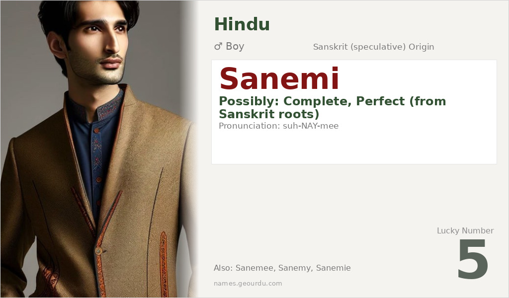 Sanemi Name Meaning and Details