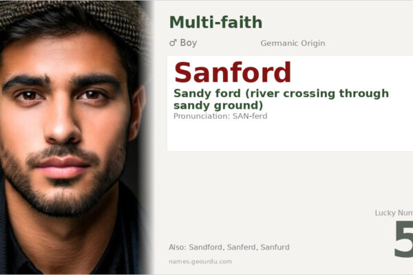 Sanford Name Meaning — English Origin, Boy Name & Etymology (2025)
