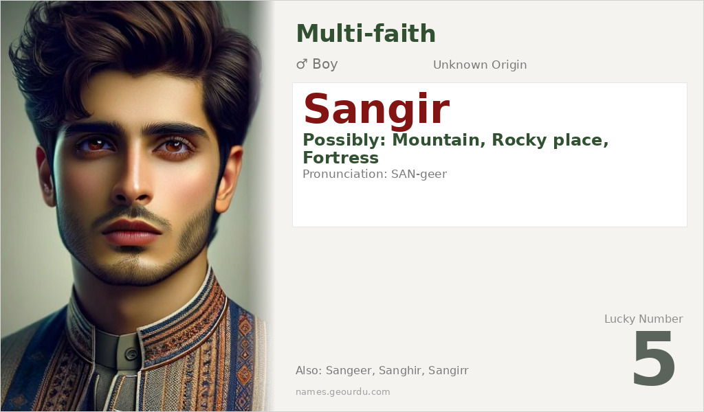 Sangir Name Meaning and Details