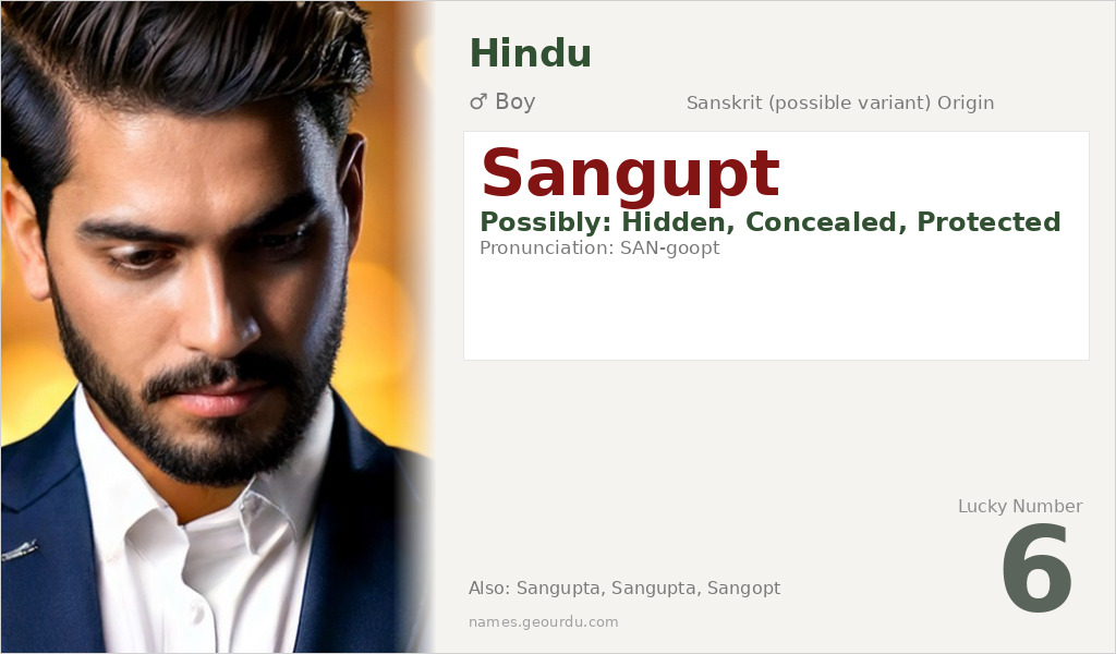 Sangupt Name Meaning and Details