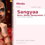 Sangyaa Name Meaning and Details