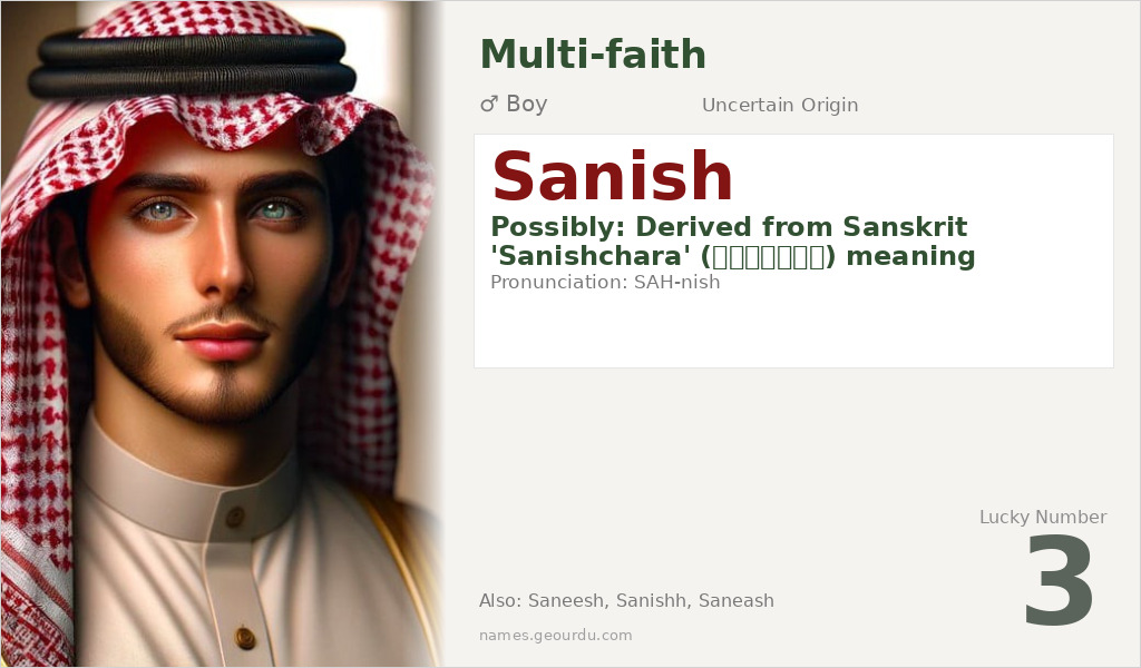 Sanish Name Meaning and Details