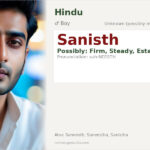 Sanisth Name Meaning and Details