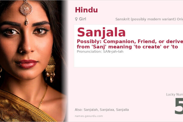 Sanjala Name Meaning — Origin, Gender & Details (2025)