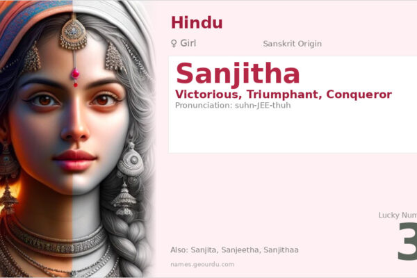 Sanjitha Name Meaning — Sanskrit Origin, Girl Name & Details (2025)