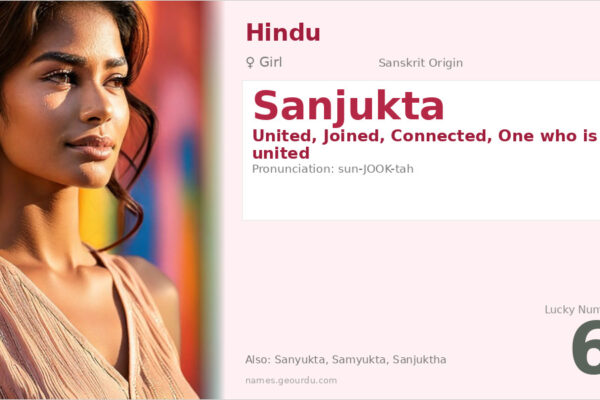 Sanjukta Name Meaning — Sanskrit Origin, Girl Name & Details (2025)