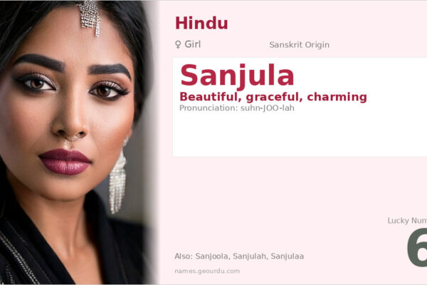 Sanjula Name Meaning — Sanskrit Origin, Girl Name & Details (2025)