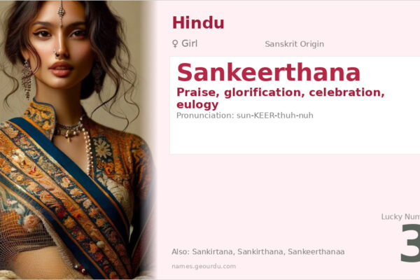 Sankeerthana Name Meaning — Sanskrit Origin, Girl Name & Details (2025)