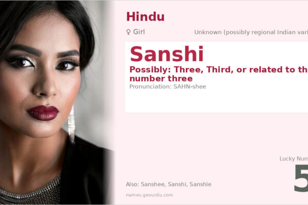 Sanshi Name Meaning — Origin, Gender & Details (2025)