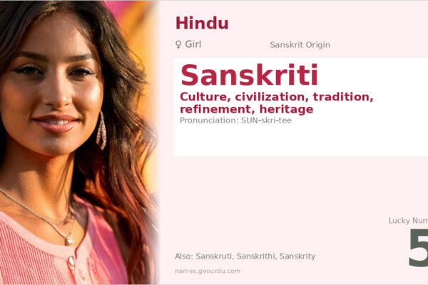 Sanskriti Name Meaning — Sanskrit Origin, Girl Name & Cultural Significance (2025)