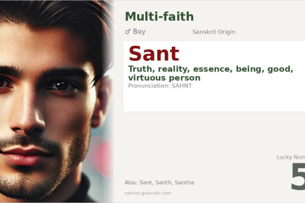 Sant Name Meaning — Sanskrit Origin, Truth & Spiritual Significance (2025)