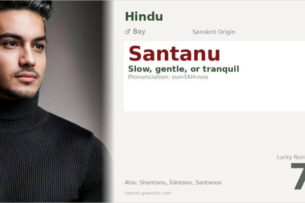 Santanu Name Meaning — Sanskrit Origin, Boy Name & History (2025)