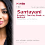 Santayani Name Meaning and Details