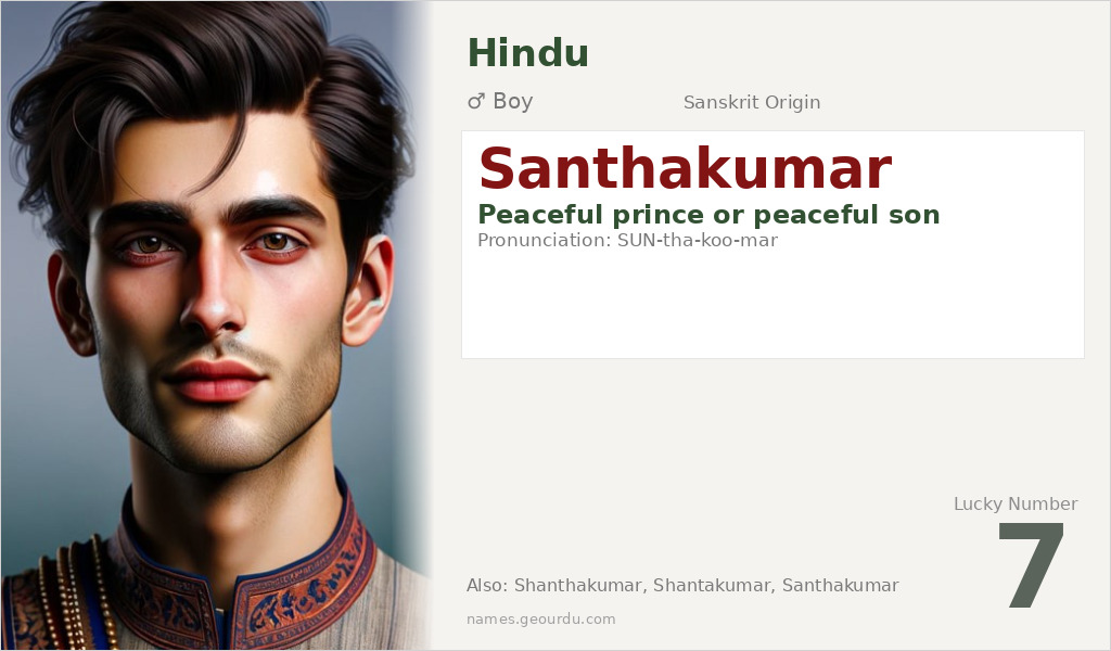 Santhakumar Name Meaning and Details