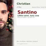 Santino Name Meaning and Details