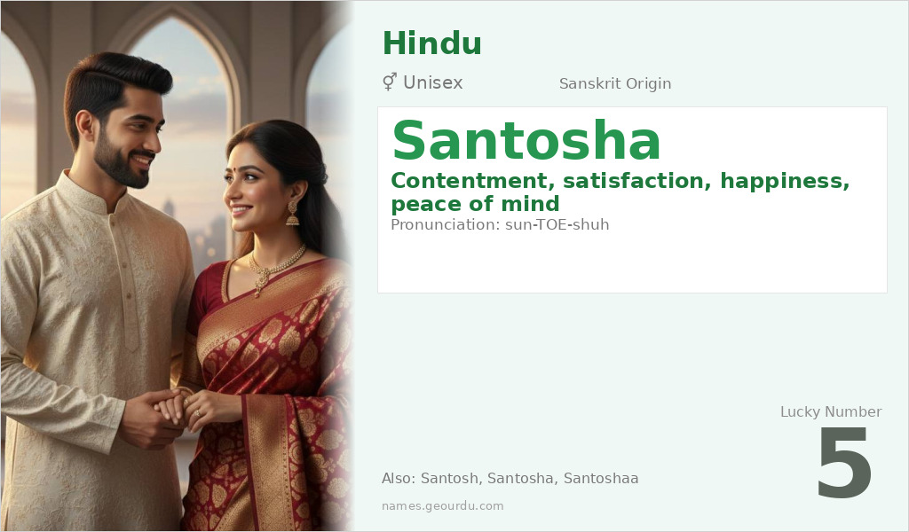 Santosha Name Meaning and Details