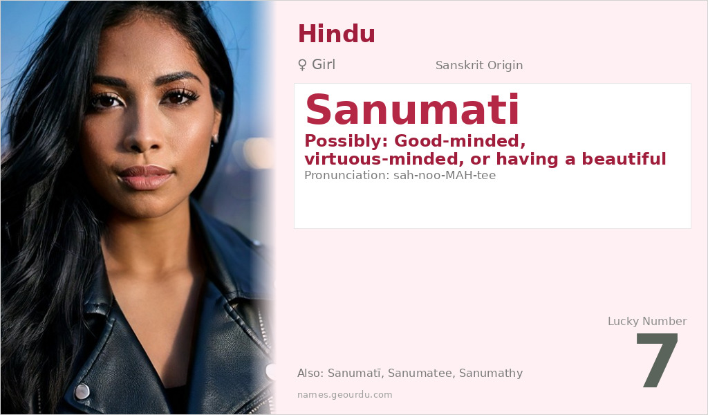 Sanumati Name Meaning and Details