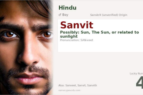 Sanvit Name Meaning — Origin, Gender & Details (2025)