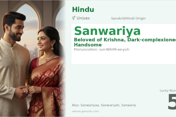 Sanwariya Name Meaning — Hindu Origin, Unisex & Krishna Connection (2025)