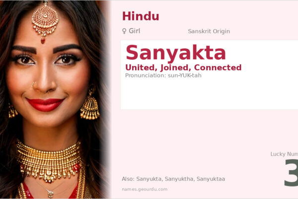 Sanyakta Name Meaning — Sanskrit Origin, Girl Name & Details (2025)
