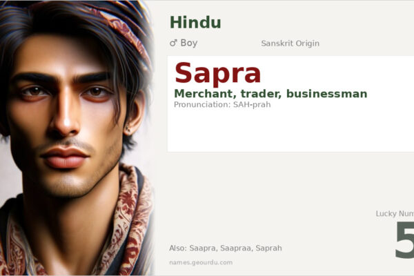 Sapra Name Meaning — Origin, Gender & Details (2025)
