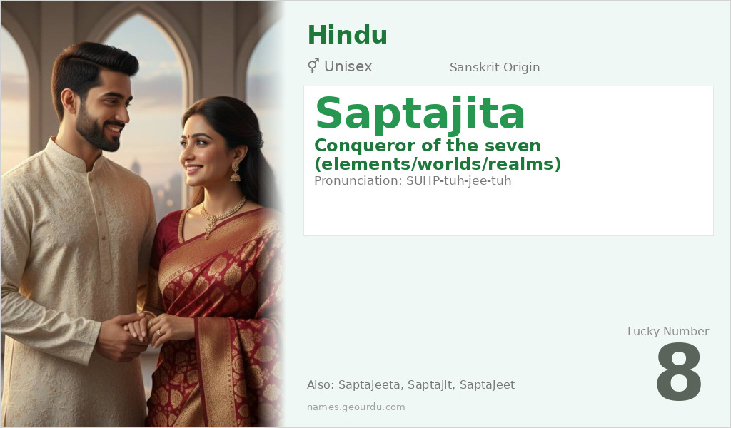 Saptajita Name Meaning and Details