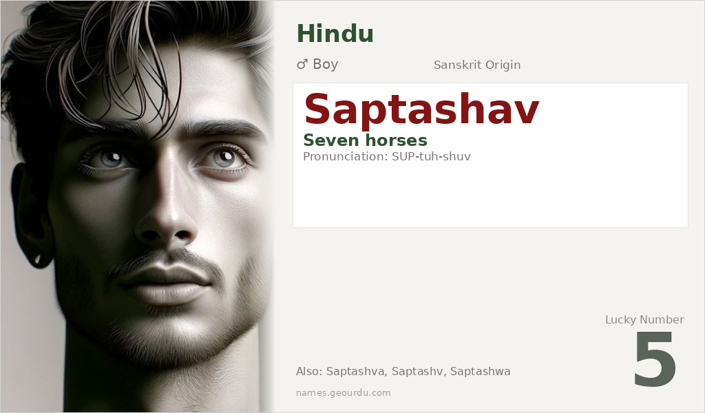 Saptashav Name Meaning and Details