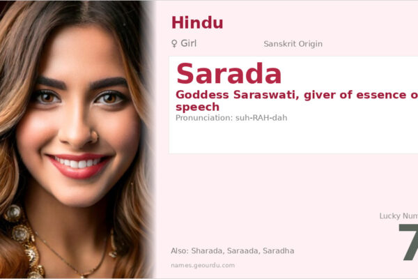 Sarada Name Meaning — Sanskrit Origin, Goddess Saraswati & Details (2025)