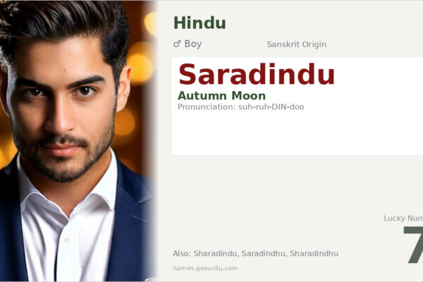 Saradindu Name Meaning — Sanskrit Origin, Boy Name & Details (2025)
