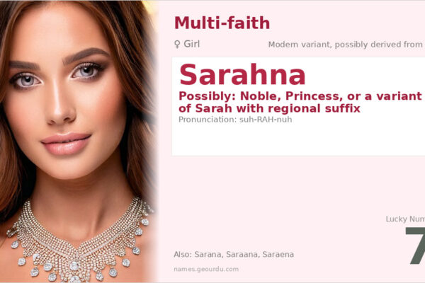 Sarahna Name Meaning — Origin, Gender & Details (2025)