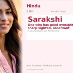Sarakshi Name Meaning and Details