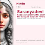 Saranyadevi Name Meaning and Details