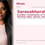 Sarasabharathi Name Meaning and Details