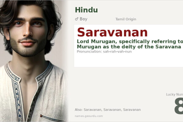 Saravanan Name Meaning — Tamil Origin, Hindu Boy Name & Details (2025)