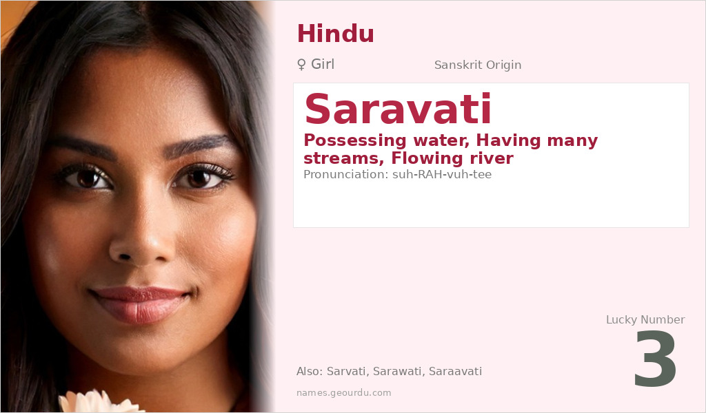 Saravati Name Meaning and Details