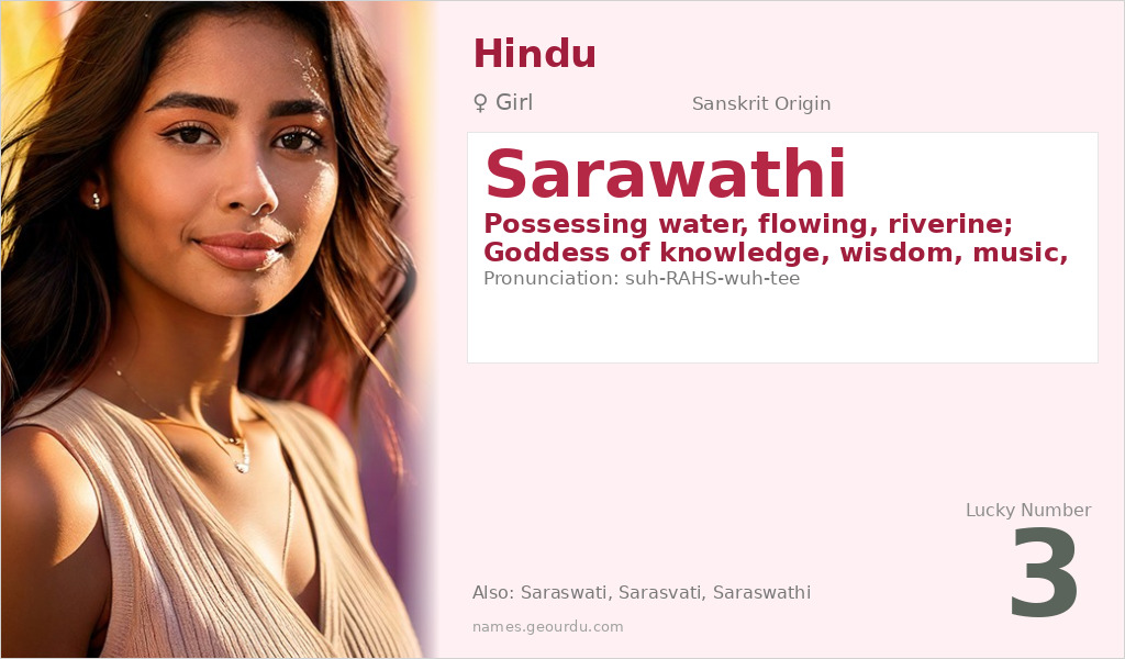 Sarawathi Name Meaning and Details