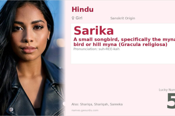Sarika Name Meaning — Sanskrit Origin, Girl Name & Bird Symbolism (2025)