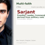 Sarjant Name Meaning and Details