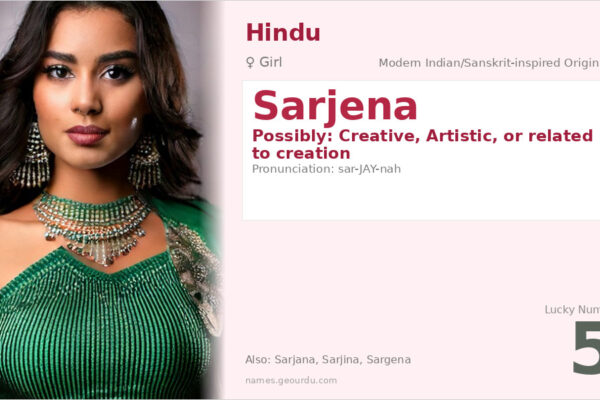 Sarjena Name Meaning — Origin, Gender & Details (2025)