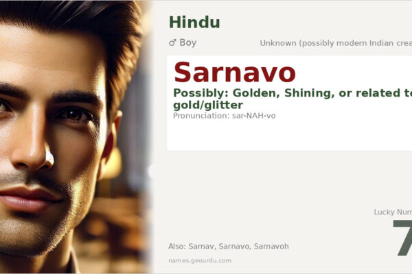 Sarnavo Name Meaning — Origin, Gender & Details (2025)