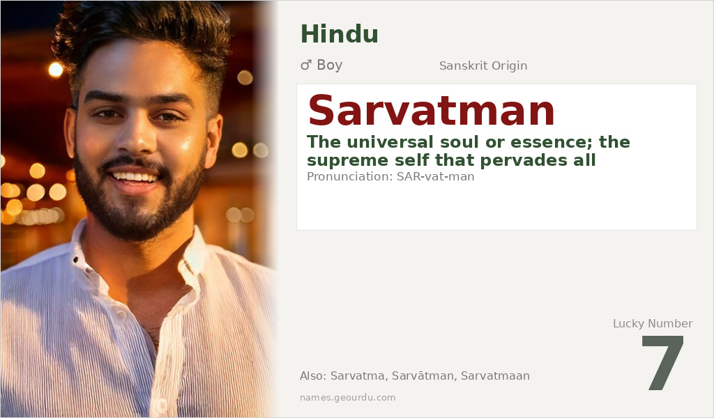 Sarvatman Name Meaning and Details